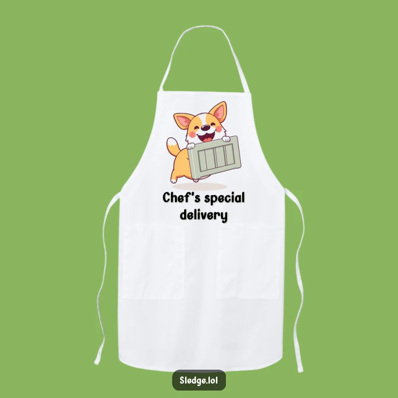 Funny Dog Apron: Cook with Canine Assistance - A Chef's Funny Gift for Helpers