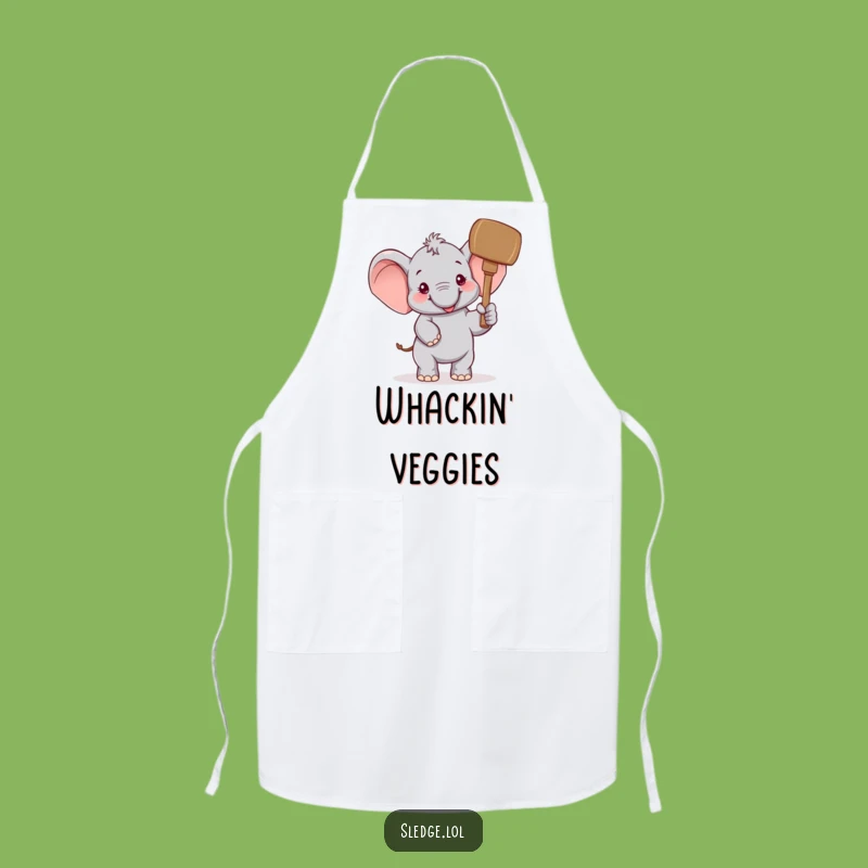Funny Elephant Mallet Apron: Cook with Cheerful abandon and Hilarious Flair
