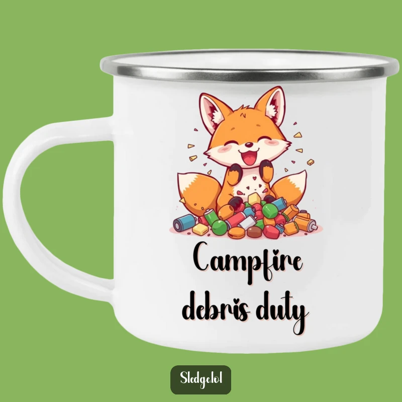 Funny Fox Camping Mug: Adventure & Play with Joyful Smashing - Your Trail Funny Gift