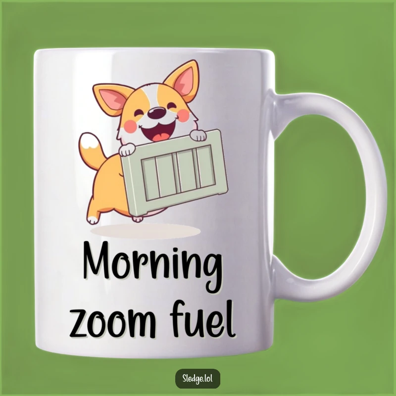 Funny Dog Mug: Helping Hand, Excited Push - The Perfect Funny Gift for Dog Lovers